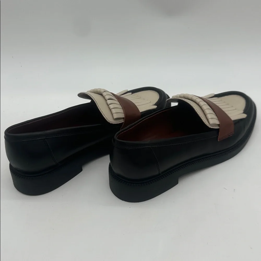 Marc Fisher Black Brown Creme MFCalixy Loafers Women’s Size 9.5M - Picture 11 of 16